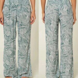 O’Neill Johnny Beach Pant / Size Large / Green Floral / NWT
